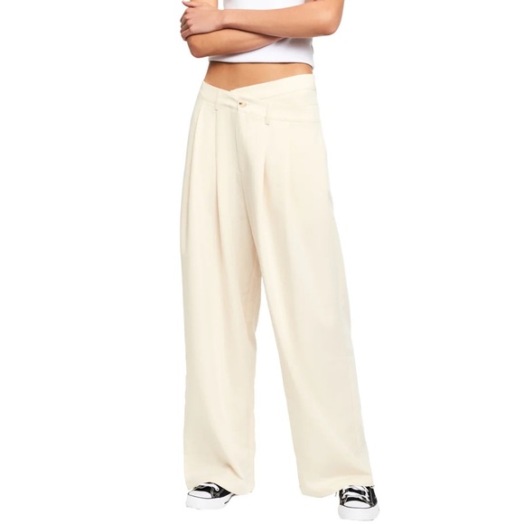 Lioness • la mesa trouser pant beige sz M - Picture 6 of 11